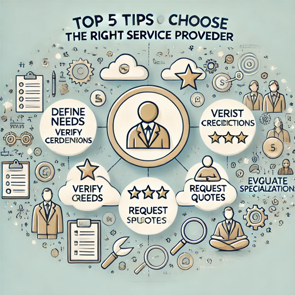 Top 5 Tips to Choose the Right Service Provider